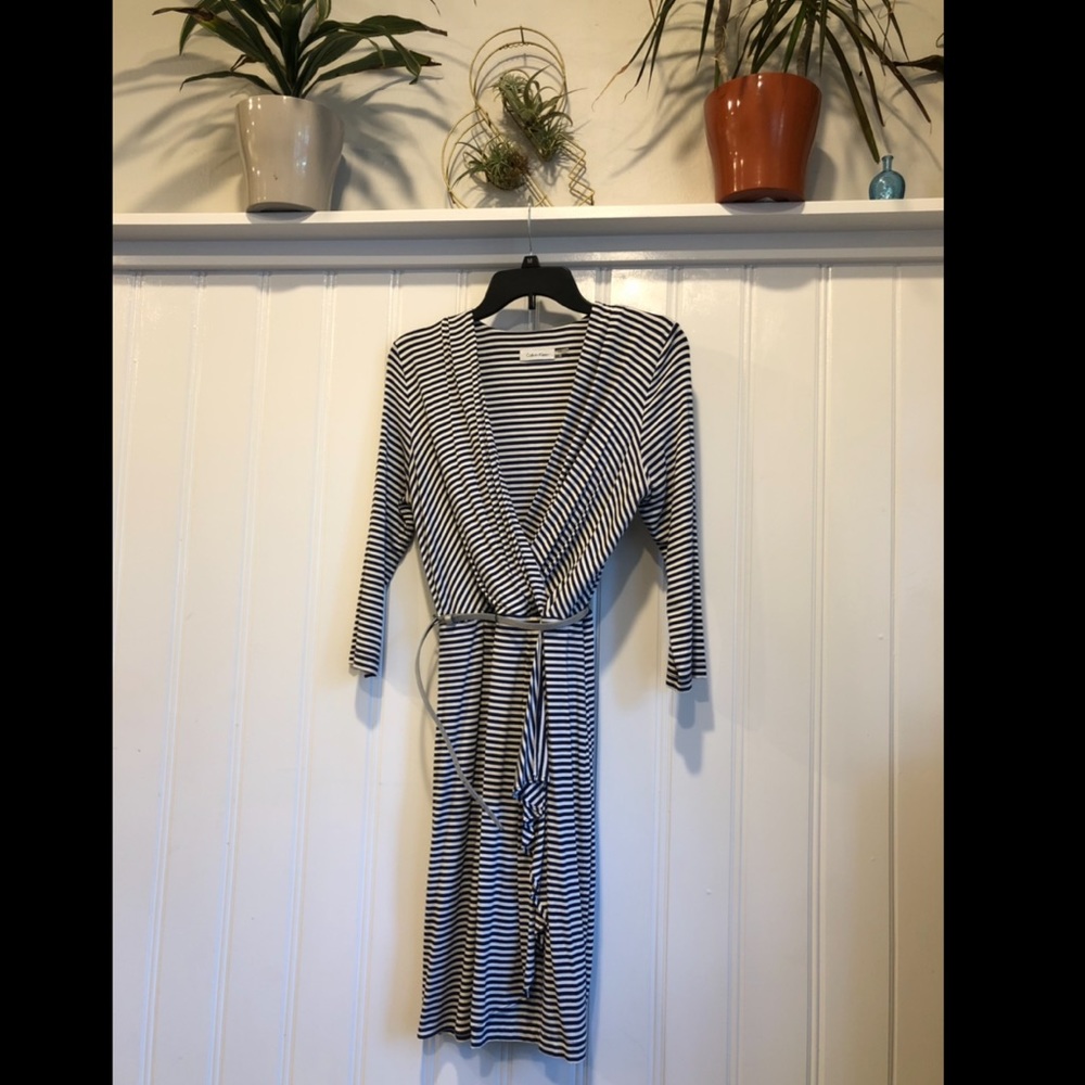 Calvin Klein Stripped Dress